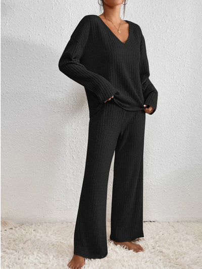 Evelise | Ribbed Two-Piece Set