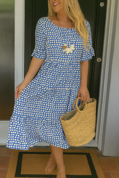 Blythea – Relaxed Tiered Midi Dress