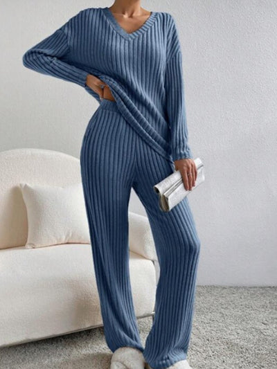 Evelise | Ribbed Two-Piece Set