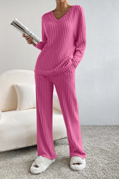 Evelise | Ribbed Two-Piece Set