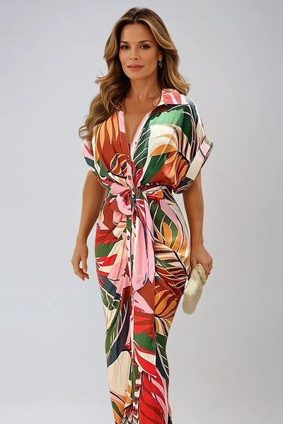 The Tropical Elegance Maxi Dress