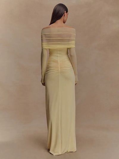 Aylin | Off-Shoulder Dress & Sculpting Detail