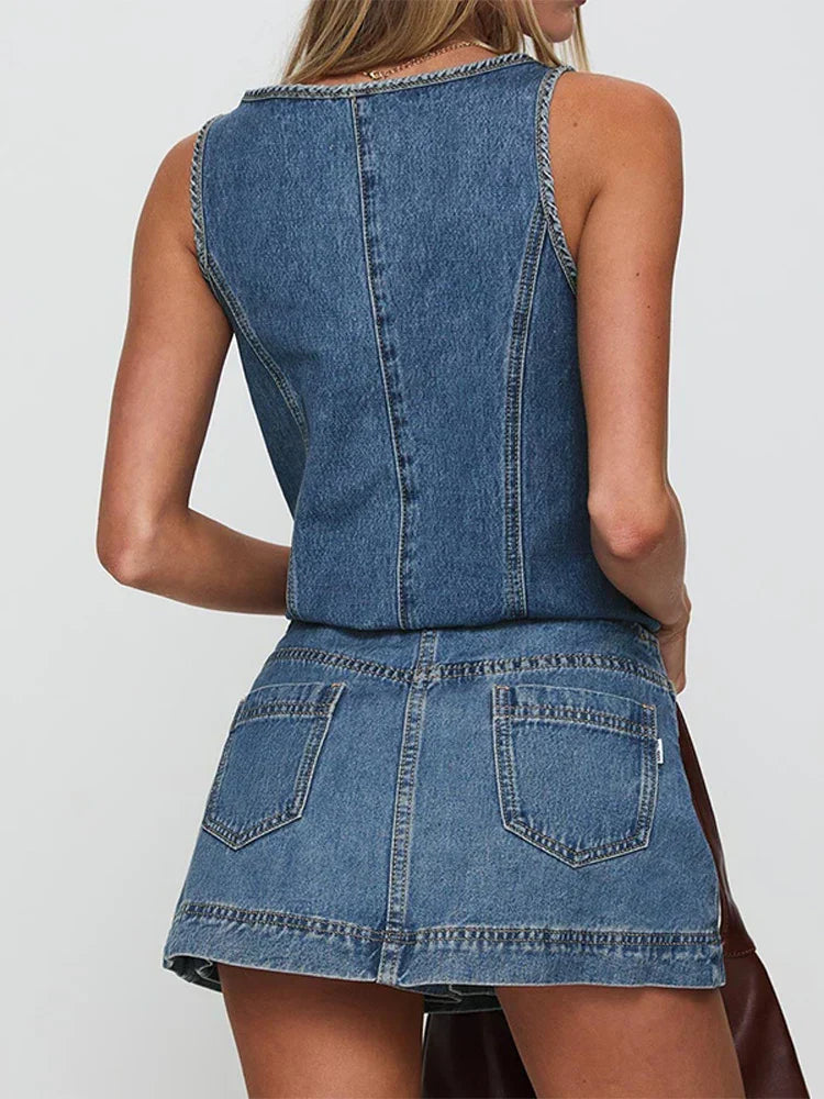 Romy | Iconic Denim Set