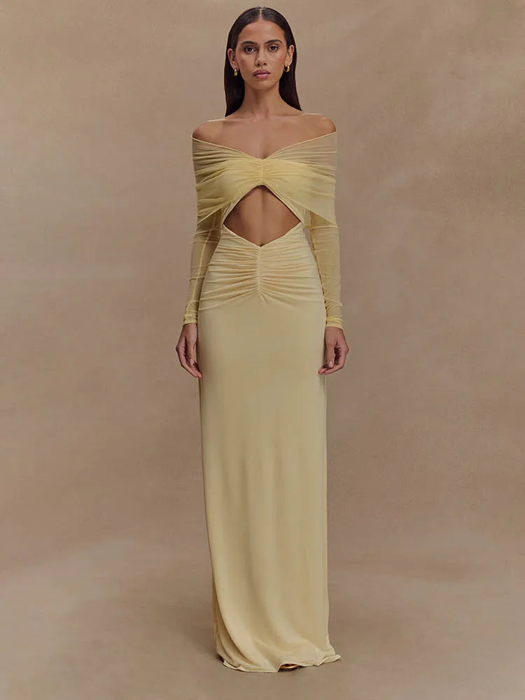 Aylin | Off-Shoulder Dress & Sculpting Detail