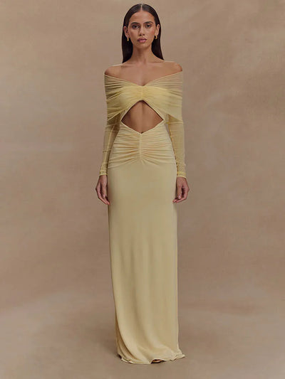 Aylin | Off-Shoulder Dress & Sculpting Detail