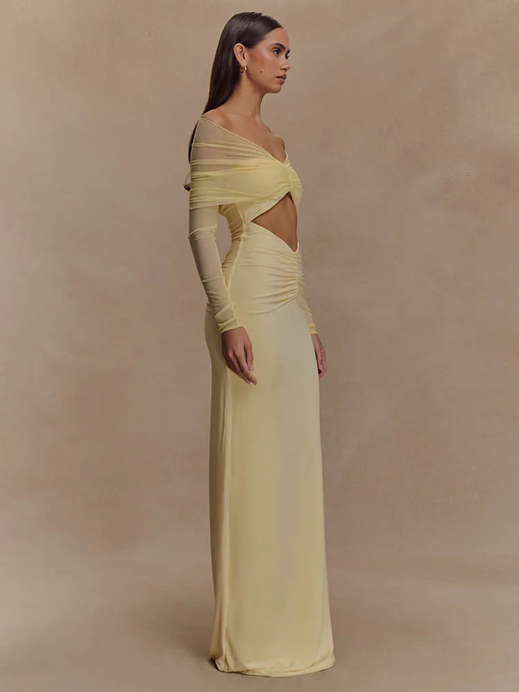 Aylin | Off-Shoulder Dress & Sculpting Detail