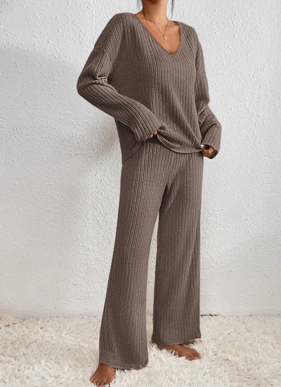 Evelise | Ribbed Two-Piece Set
