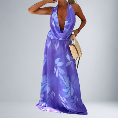 Liora | Maxi Dress with Lace Back